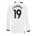 Tanie Strój piłkarski Manchester City Julian Alvarez #19 Koszulka Wyjazdowej 2023-24 Długie Rękawy